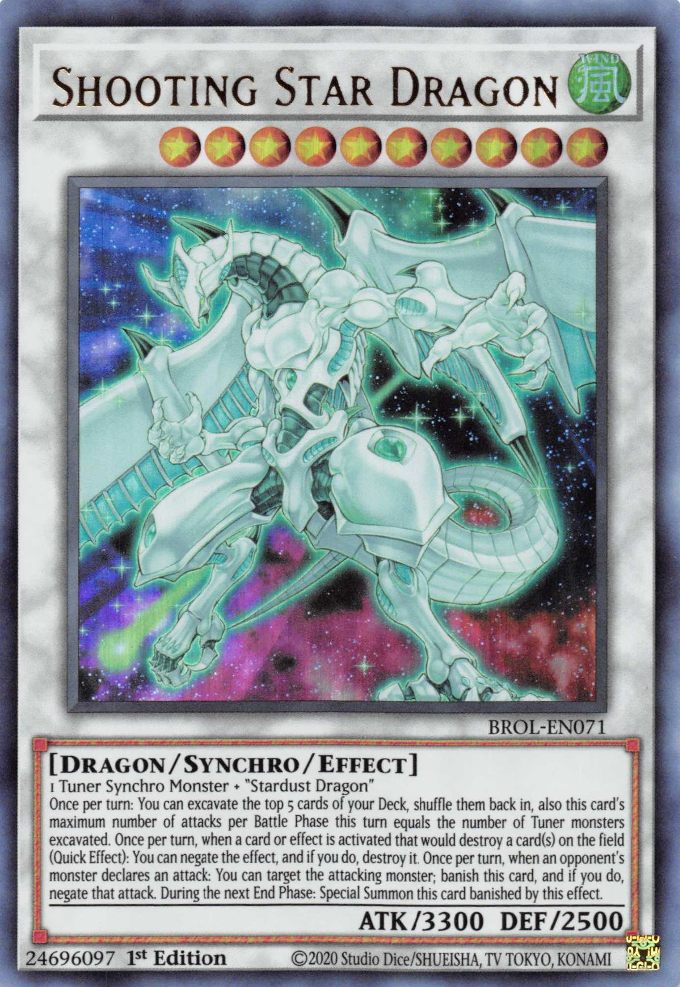 Shooting Star Dragon [BROL-EN071] Ultra Rare | Anubis Games and Hobby