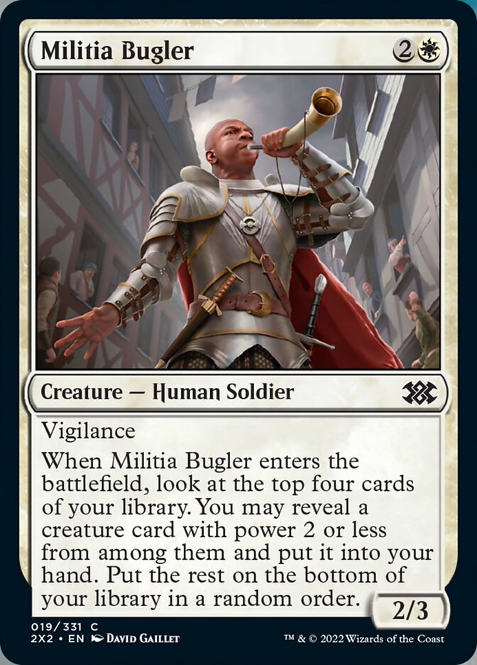 Militia Bugler [Double Masters 2022] | Anubis Games and Hobby