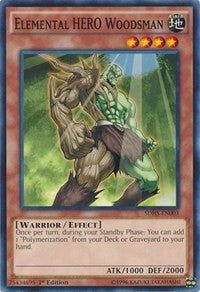 Elemental HERO Woodsman [Structure Deck: HERO Strike] [SDHS-EN003] | Anubis Games and Hobby