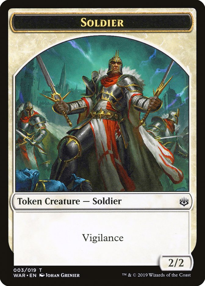 Soldier Token [War of the Spark Tokens] | Anubis Games and Hobby