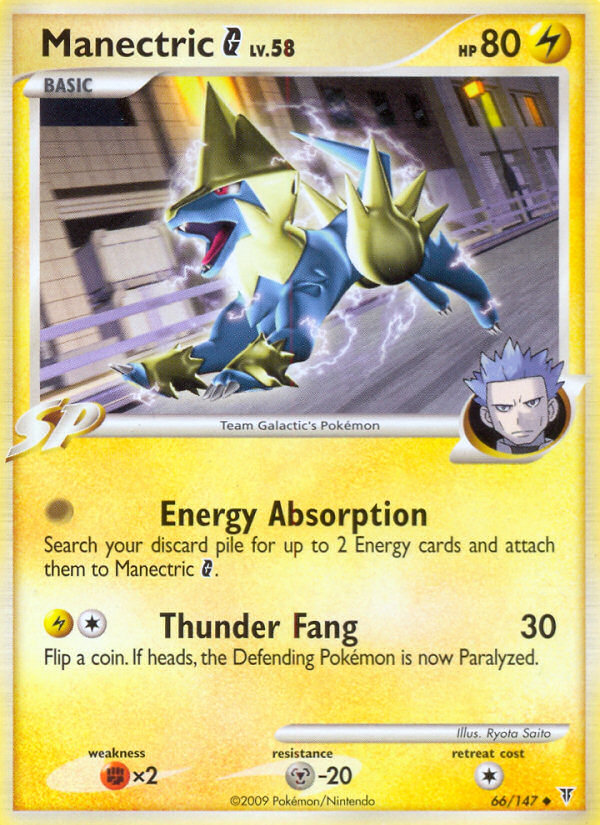 Manectric G (66/147) [Platinum: Supreme Victors] | Anubis Games and Hobby