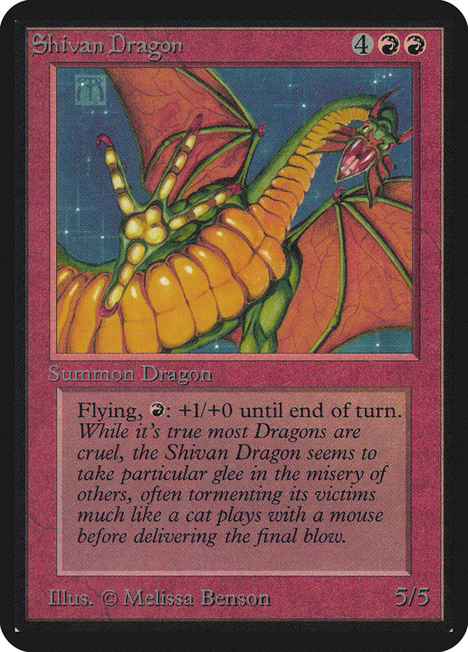 Shivan Dragon [Alpha Edition] | Anubis Games and Hobby