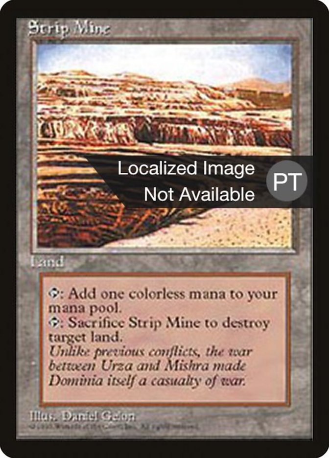 Strip Mine [Fourth Edition (Foreign Black Border)] | Anubis Games and Hobby