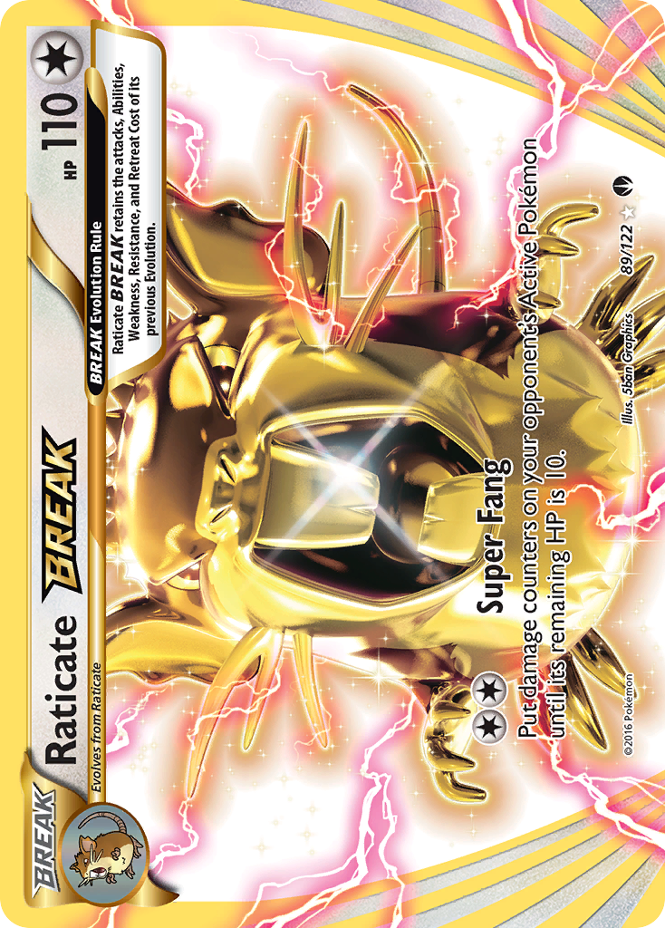 Raticate BREAK (89/122) [XY: BREAKpoint] | Anubis Games and Hobby