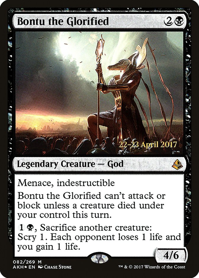 Bontu the Glorified [Amonkhet Prerelease Promos] | Anubis Games and Hobby