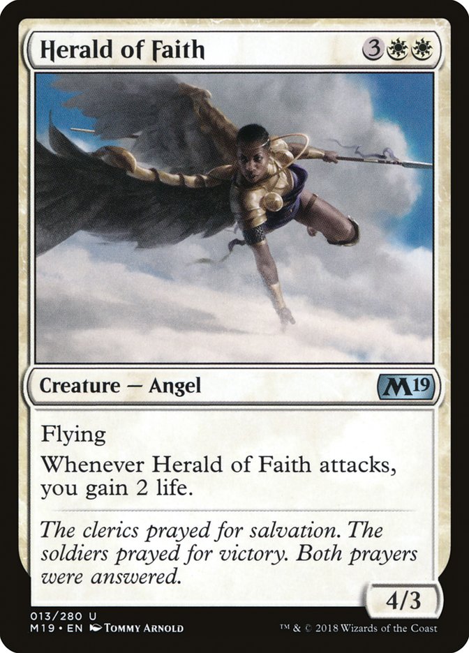 Herald of Faith [Core Set 2019] | Anubis Games and Hobby