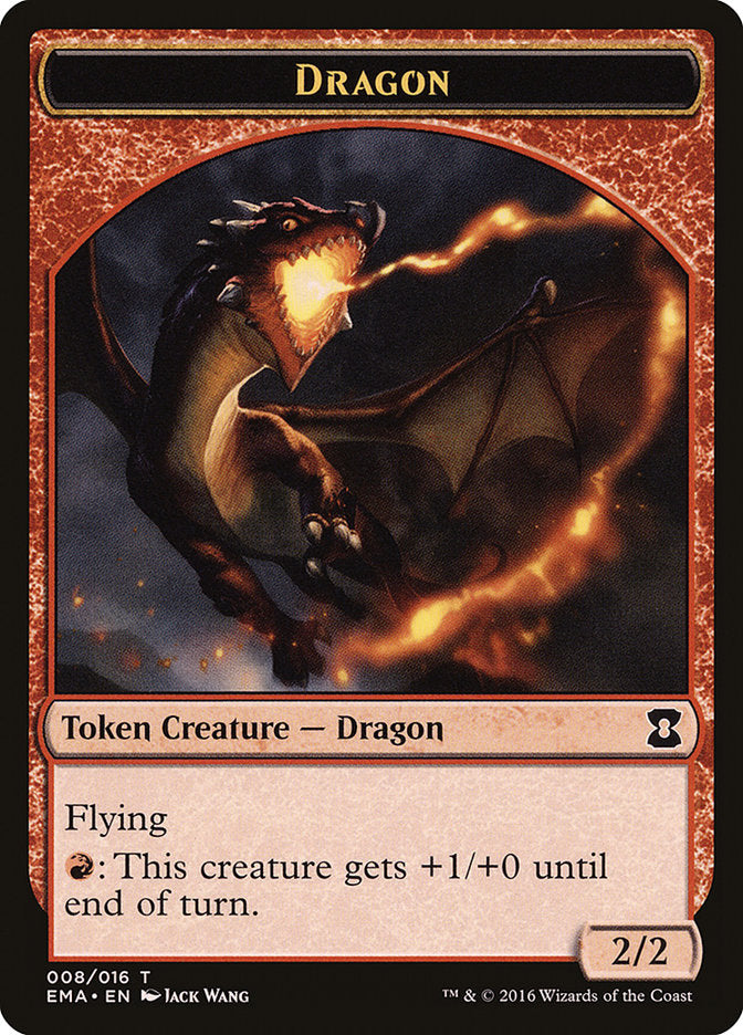 Dragon Token [Eternal Masters Tokens] | Anubis Games and Hobby
