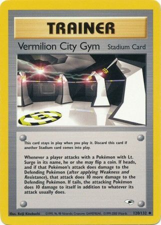 Vermilion City Gym (120/132) [Gym Heroes Unlimited] | Anubis Games and Hobby