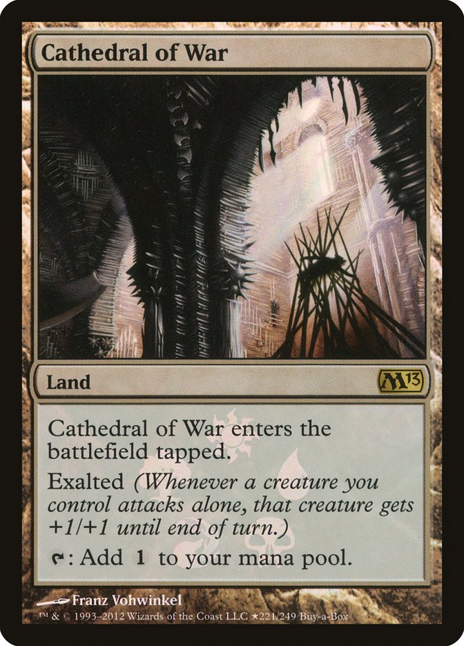 Cathedral of War (Buy-A-Box) [Magic 2013 Promos] | Anubis Games and Hobby