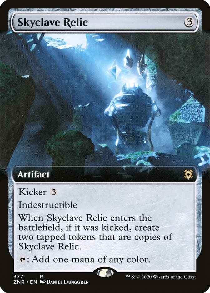 Skyclave Relic (Extended Art) [Zendikar Rising] | Anubis Games and Hobby