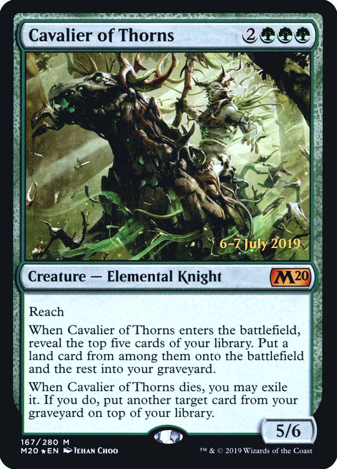 Cavalier of Thorns [Core Set 2020 Prerelease Promos] | Anubis Games and Hobby