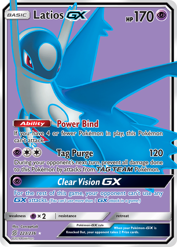 Latios GX (223/236) [Sun & Moon: Unified Minds] | Anubis Games and Hobby