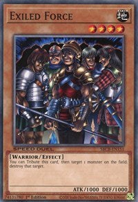 Exiled Force [SBCB-EN151] Common | Anubis Games and Hobby