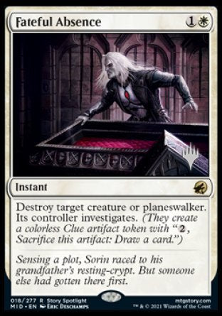 Fateful Absence (Promo Pack) [Innistrad: Midnight Hunt Promos] | Anubis Games and Hobby