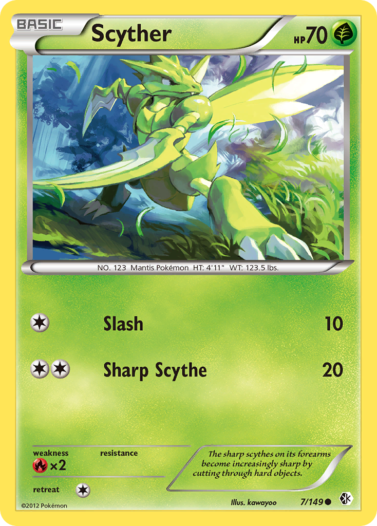 Scyther (7/149) [Black & White: Boundaries Crossed] | Anubis Games and Hobby