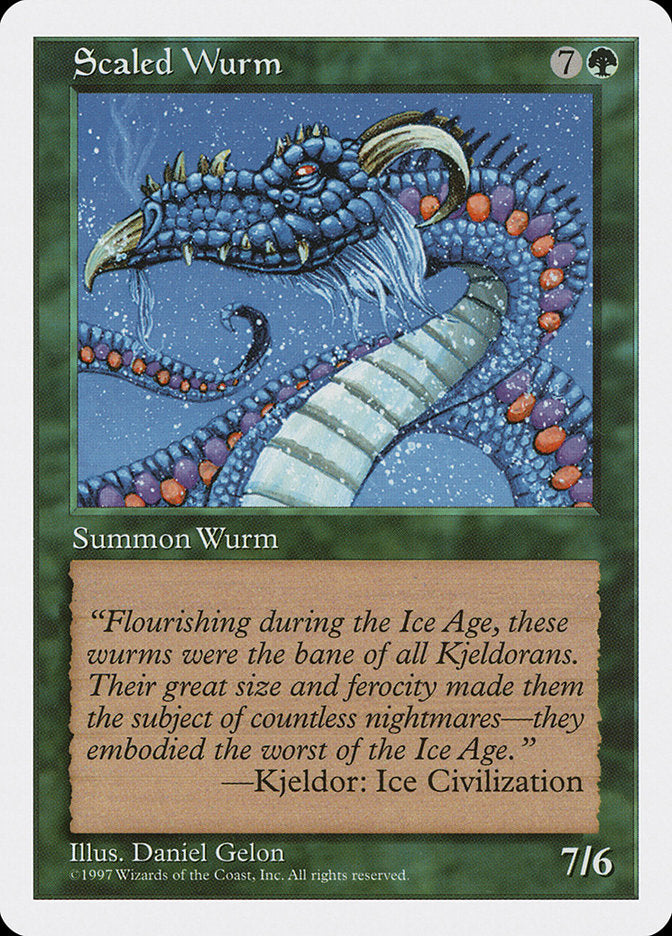 Scaled Wurm [Fifth Edition] | Anubis Games and Hobby