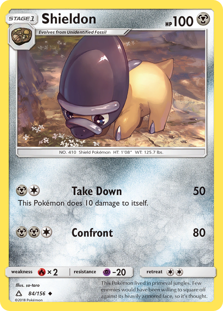 Shieldon (84/156) [Sun & Moon: Ultra Prism] | Anubis Games and Hobby