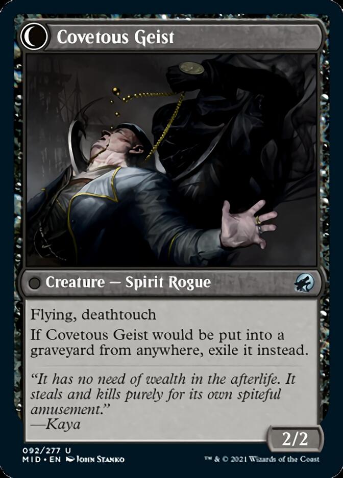 Covert Cutpurse // Covetous Geist [Innistrad: Midnight Hunt] | Anubis Games and Hobby