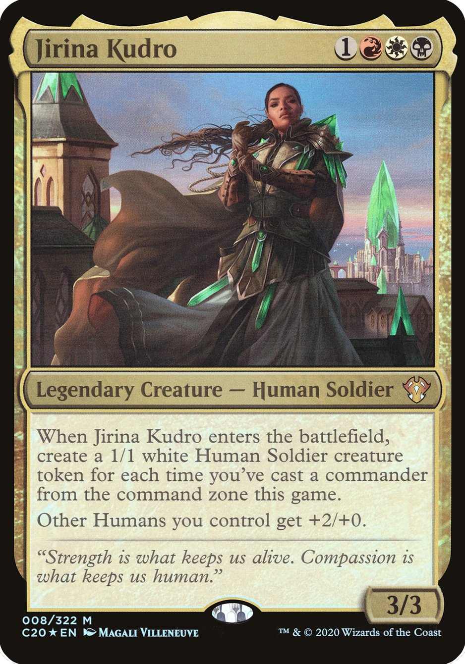 Jirina Kudro (Oversized) [Commander 2020 Oversized] | Anubis Games and Hobby