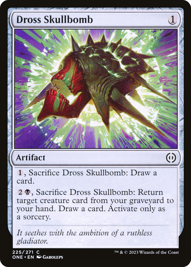 Dross Skullbomb [Phyrexia: All Will Be One] | Anubis Games and Hobby