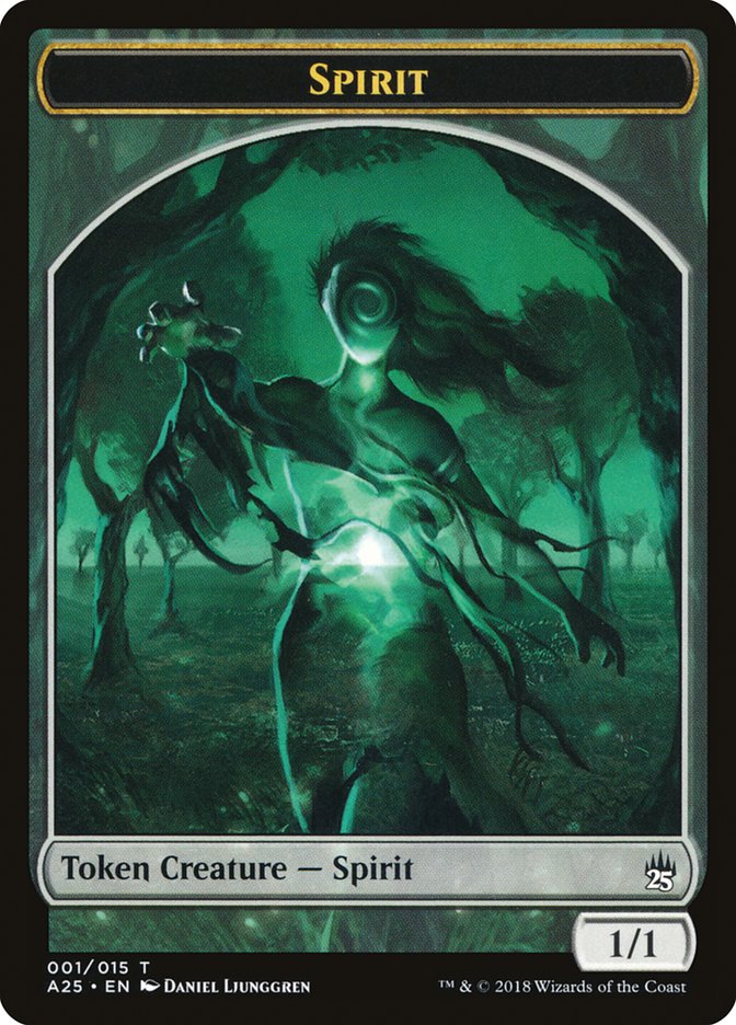 Spirit Token (001/015) [Masters 25 Tokens] | Anubis Games and Hobby