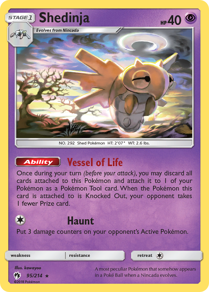 Shedinja (95/214) [Sun & Moon: Lost Thunder] | Anubis Games and Hobby