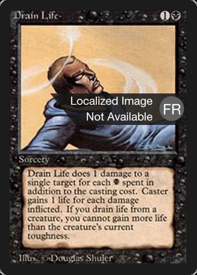 Drain Life [Foreign Black Border] | Anubis Games and Hobby