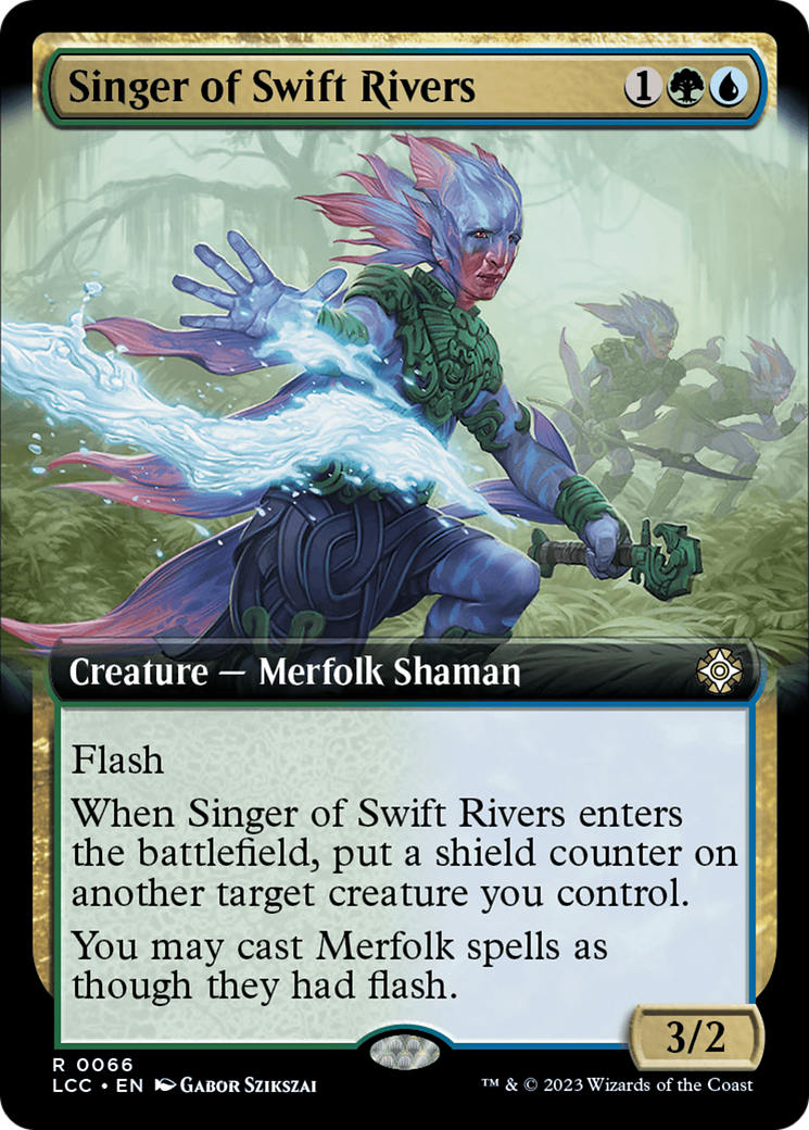 Singer of Swift Rivers (Extended Art) [The Lost Caverns of Ixalan Commander] | Anubis Games and Hobby