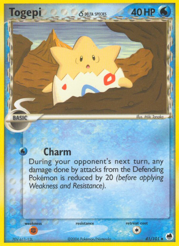 Togepi (41/101) (Delta Species) [EX: Dragon Frontiers] | Anubis Games and Hobby