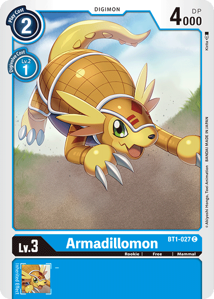 Armadillomon [BT1-027] [Release Special Booster Ver.1.0] | Anubis Games and Hobby