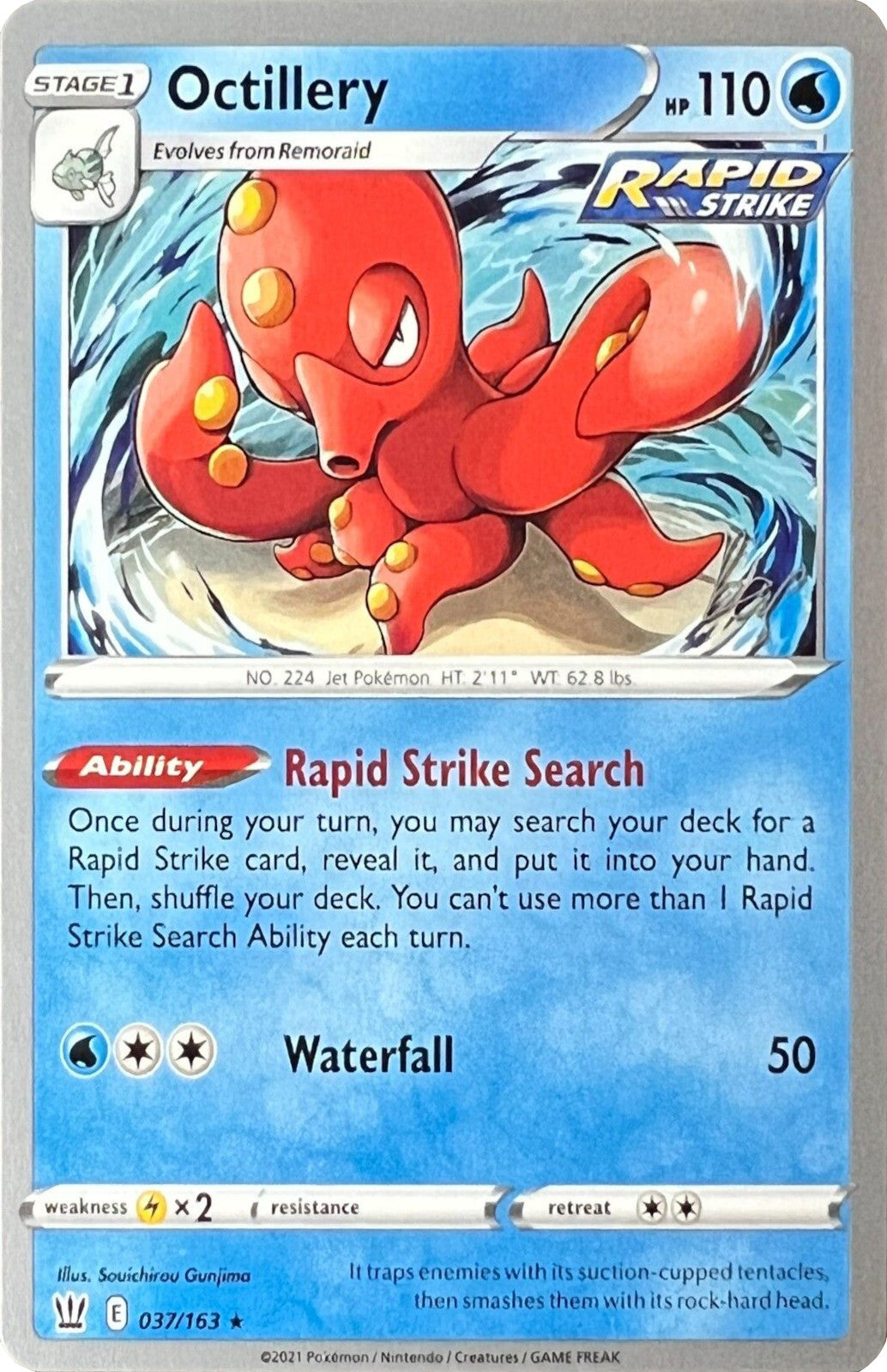 Octillery (037/163) (Cheryl Again - Sebastian Lashmet) [World Championships 2022] | Anubis Games and Hobby