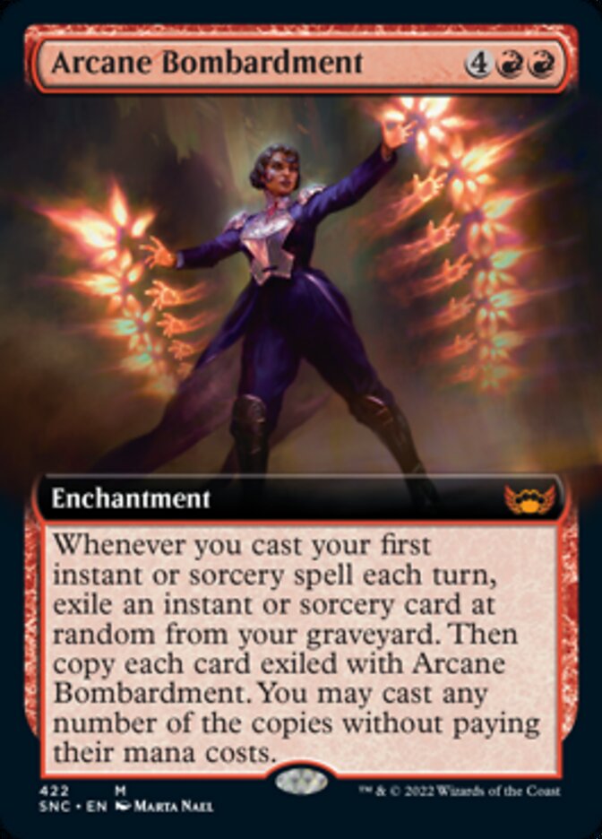 Arcane Bombardment (Extended Art) [Streets of New Capenna] | Anubis Games and Hobby