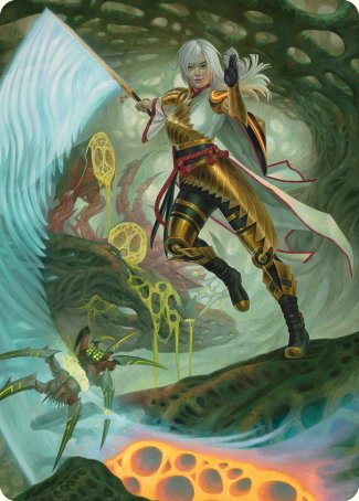 The Eternal Wanderer Art Card [Phyrexia: All Will Be One Art Series] | Anubis Games and Hobby