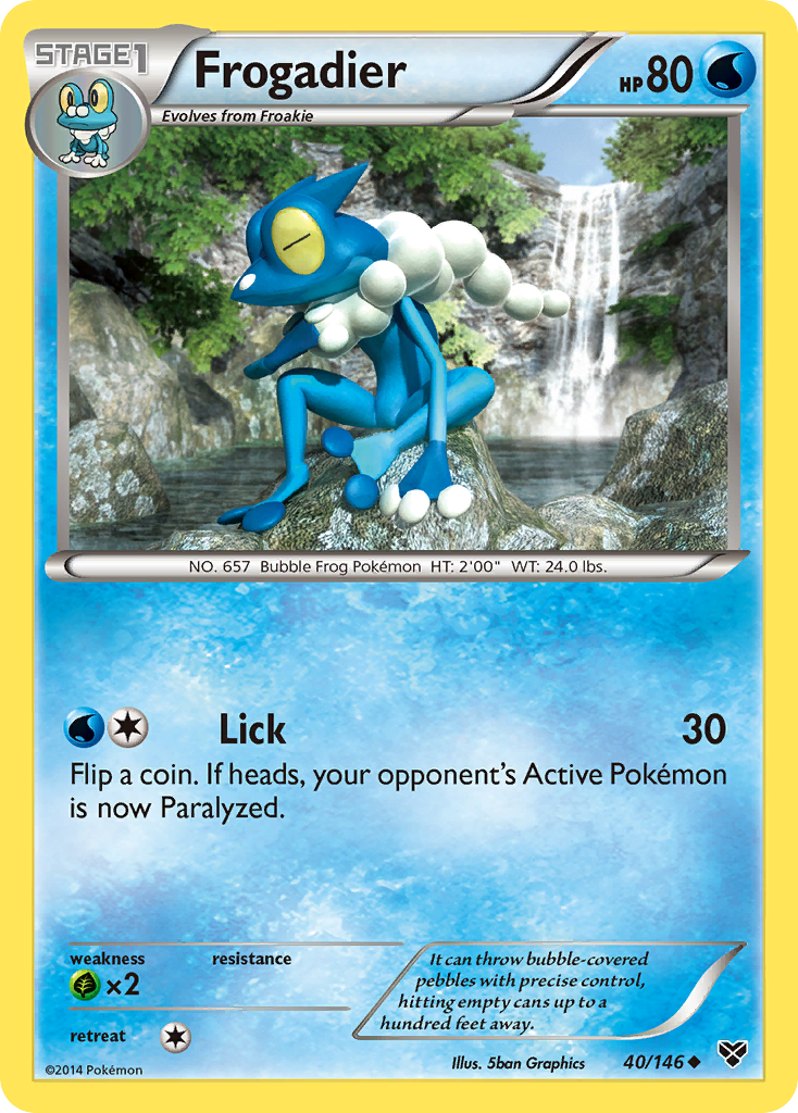 Frogadier (40/146) [XY: Base Set] | Anubis Games and Hobby