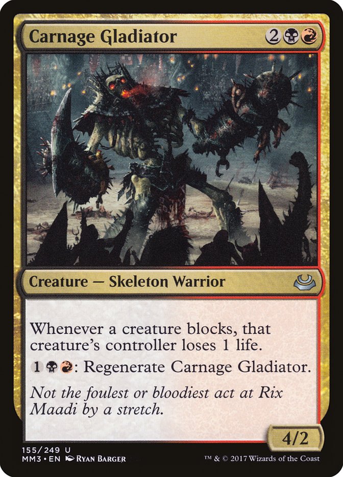 Carnage Gladiator [Modern Masters 2017] | Anubis Games and Hobby