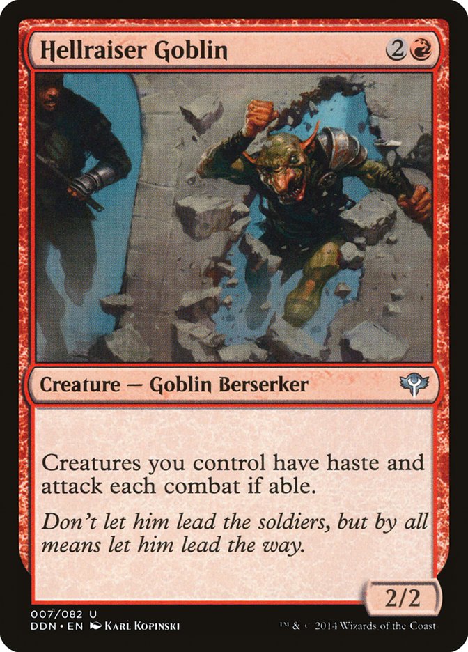Hellraiser Goblin [Duel Decks: Speed vs. Cunning] | Anubis Games and Hobby