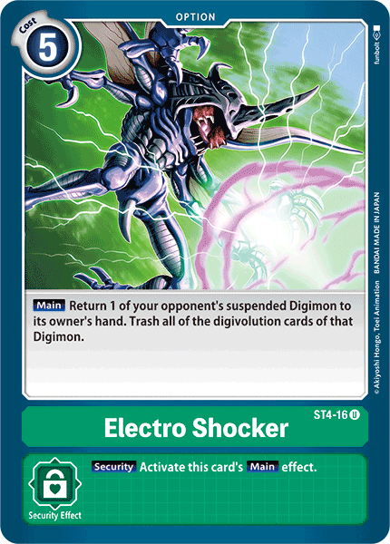 Electro Shocker [ST4-16] [Starter Deck: Giga Green] | Anubis Games and Hobby