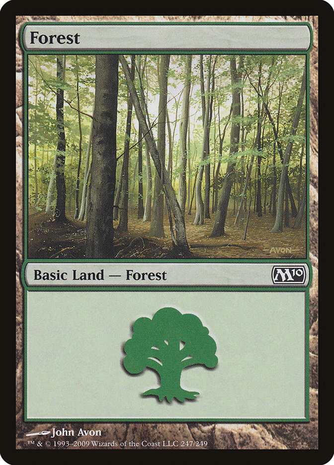 Forest (247) [Magic 2010] | Anubis Games and Hobby