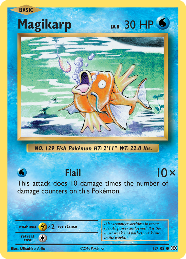 Magikarp (33/108) [XY: Evolutions] | Anubis Games and Hobby