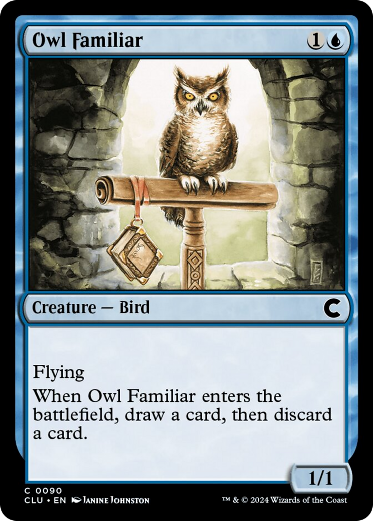Owl Familiar [Ravnica: Clue Edition] | Anubis Games and Hobby