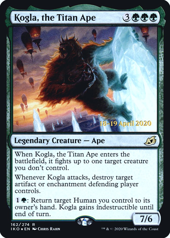 Kogla, the Titan Ape [Ikoria: Lair of Behemoths Prerelease Promos] | Anubis Games and Hobby