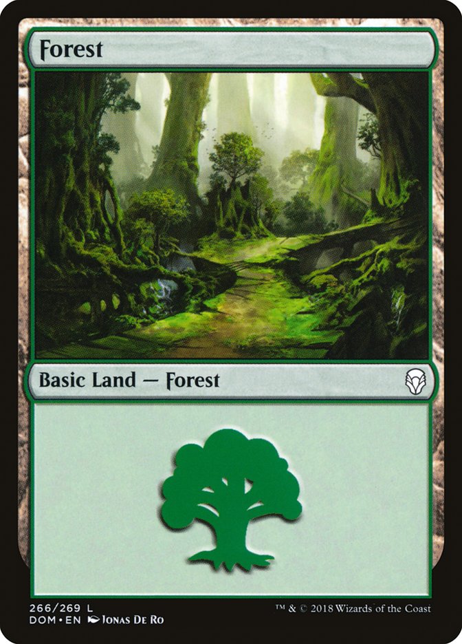 Forest (266) [Dominaria] | Anubis Games and Hobby