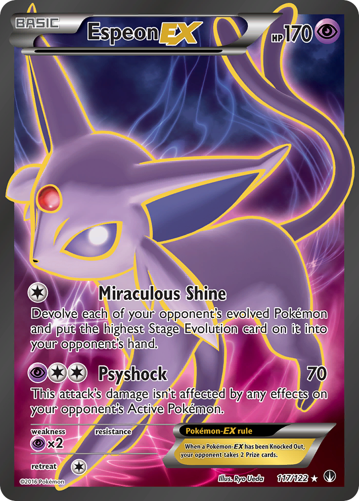 Espeon EX (117/122) [XY: BREAKpoint] | Anubis Games and Hobby