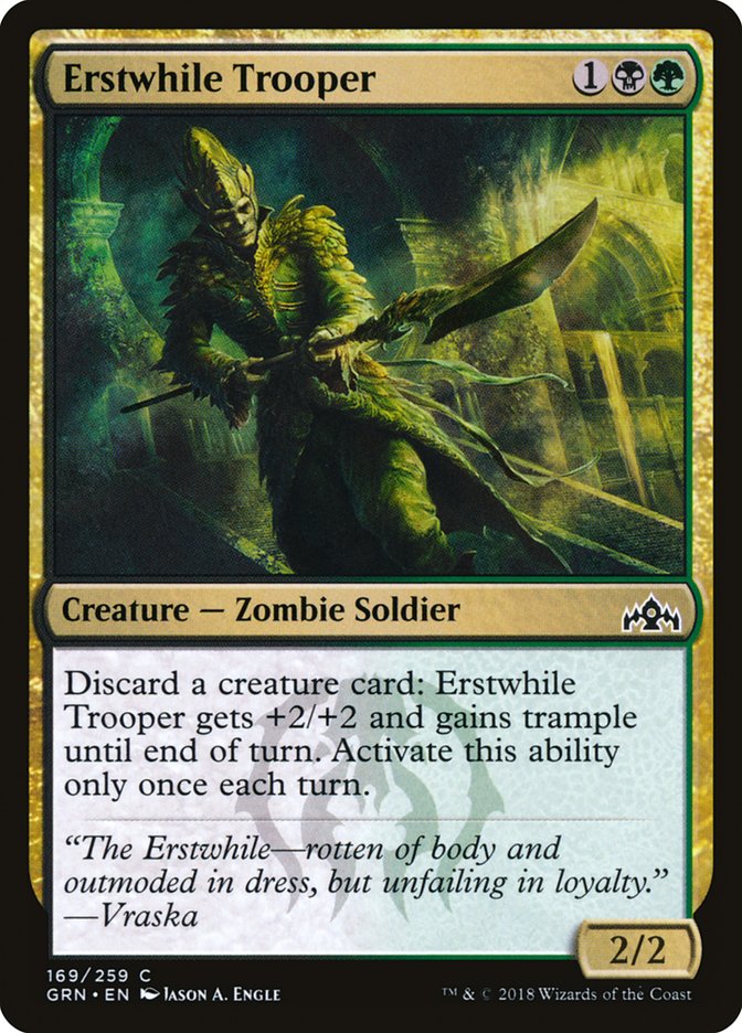 Erstwhile Trooper [Guilds of Ravnica] | Anubis Games and Hobby