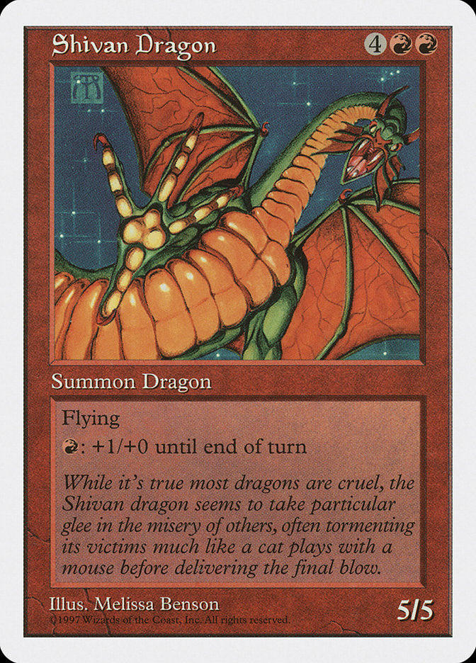 Shivan Dragon [Fifth Edition] | Anubis Games and Hobby