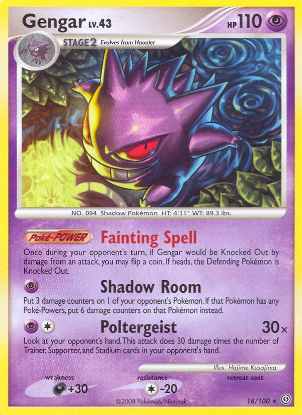 Gengar (18/100) [Diamond & Pearl: Stormfront] | Anubis Games and Hobby