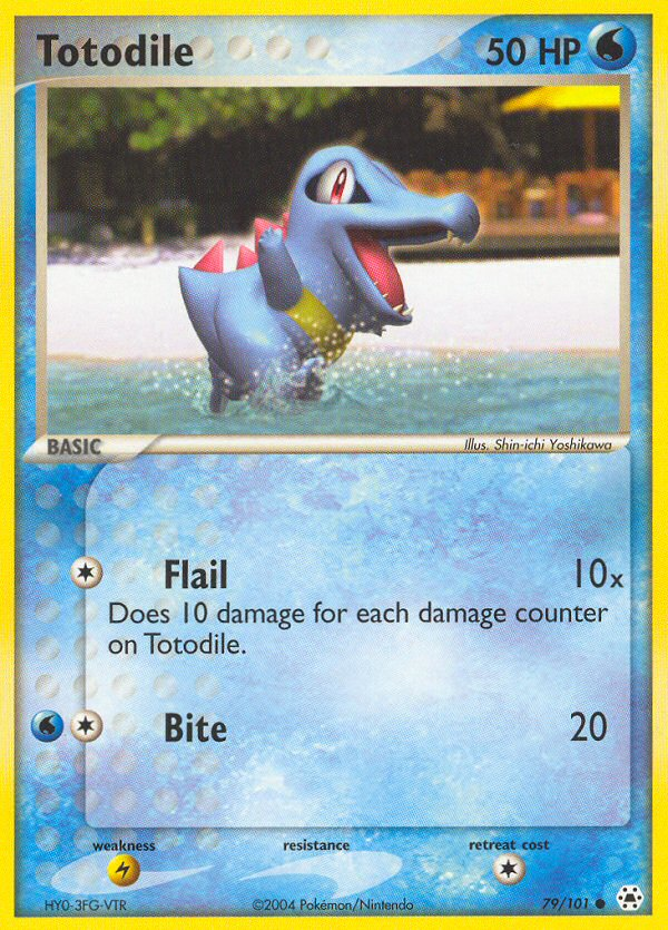 Totodile (79/101) [EX: Hidden Legends] | Anubis Games and Hobby