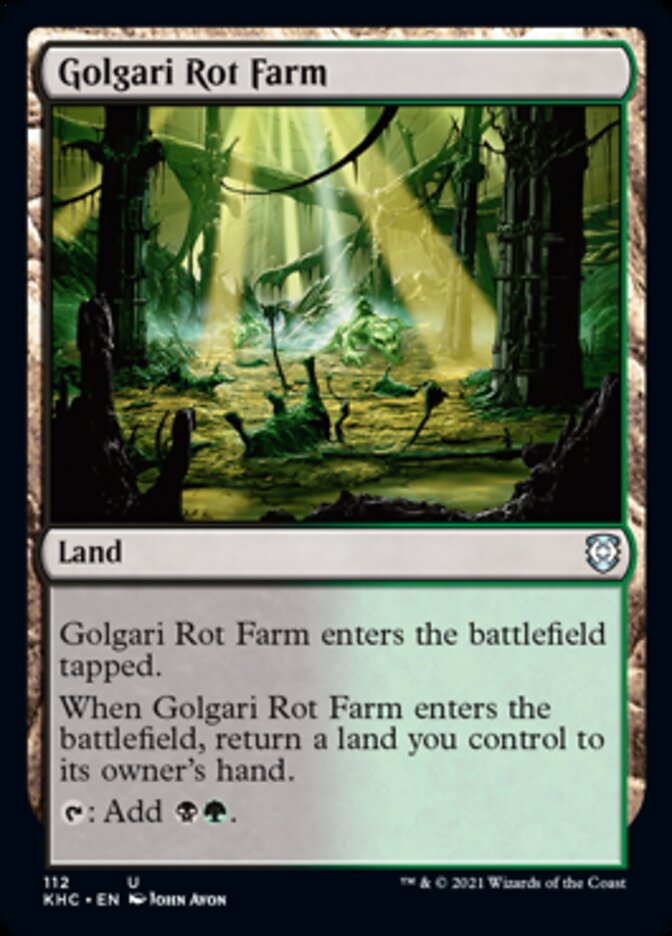 Golgari Rot Farm [Kaldheim Commander] | Anubis Games and Hobby