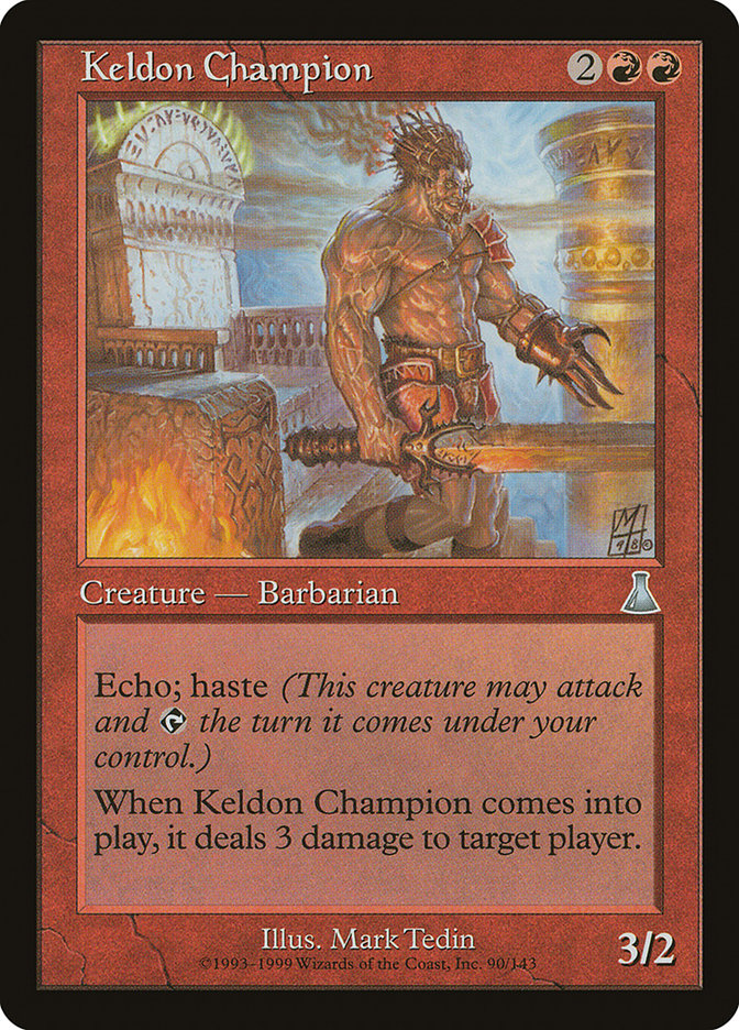 Keldon Champion [Urza's Destiny] | Anubis Games and Hobby