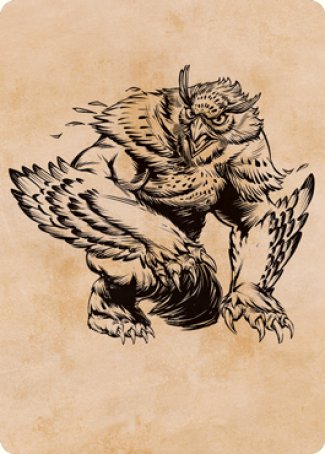 Owlbear (Showcase) Art Card [Dungeons & Dragons: Adventures in the Forgotten Realms Art Series] | Anubis Games and Hobby